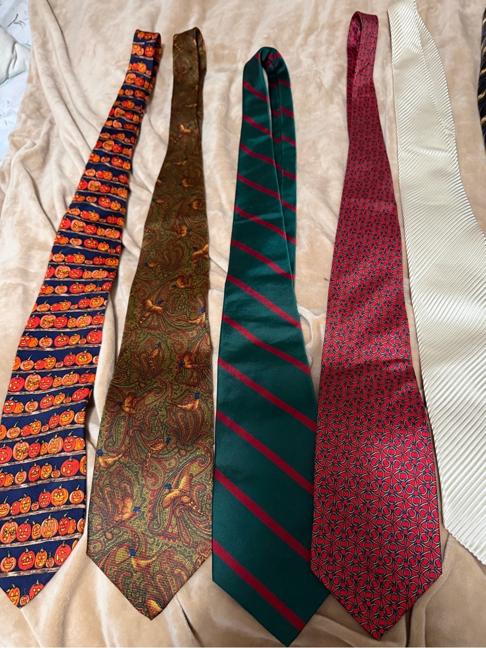 Lot of 5 Men's Ties Polo Nordstrom